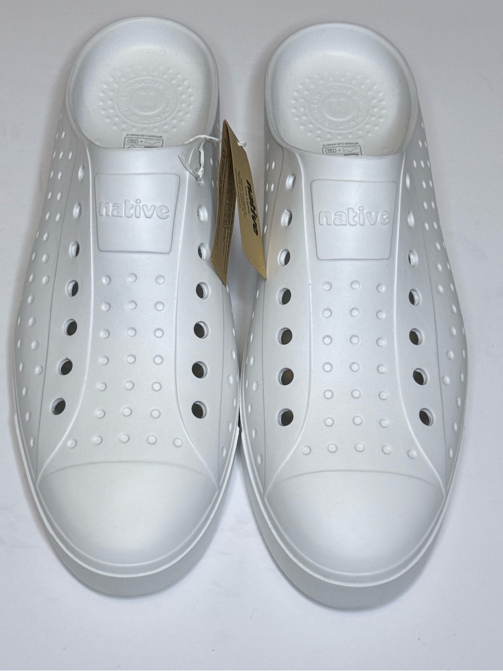 Native Jefferson Slip-On Clog - Shell White